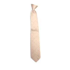 Brown Botany 500 Clip On Tie for Men 18 x 3.25